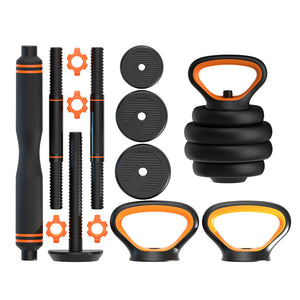 Dumbbells Kettlebells, Barbells Multifunctional Combination Six In One - Fitty2fitty