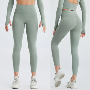 Quick-Drying Women’s Nude Yoga Pants for Comfort - Fitty2fitty