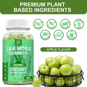 Best Organic Irish Sea Moss Gummies Anti-aging Apple Cider Vinegar Gum Improve Immunity Detox Weight Loss Slimming Products - Fitty2fitty