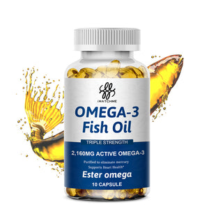 The Best Deep-Sea Fish Oil Capsule Rich In DHA And EPA Vitamins E Support Heart Brain Joints &amp Skin Relief Stress Non-GMO - Fitty2fitty