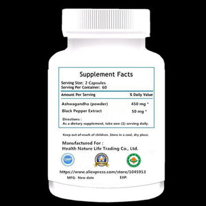 The Beet Organic Ashwagandha 1000mg - Supplement for Stress Relief, Anxiety Support &amp; Mood - Fitty2fitty